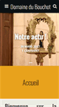Mobile Screenshot of domaine-du-bouchot.com